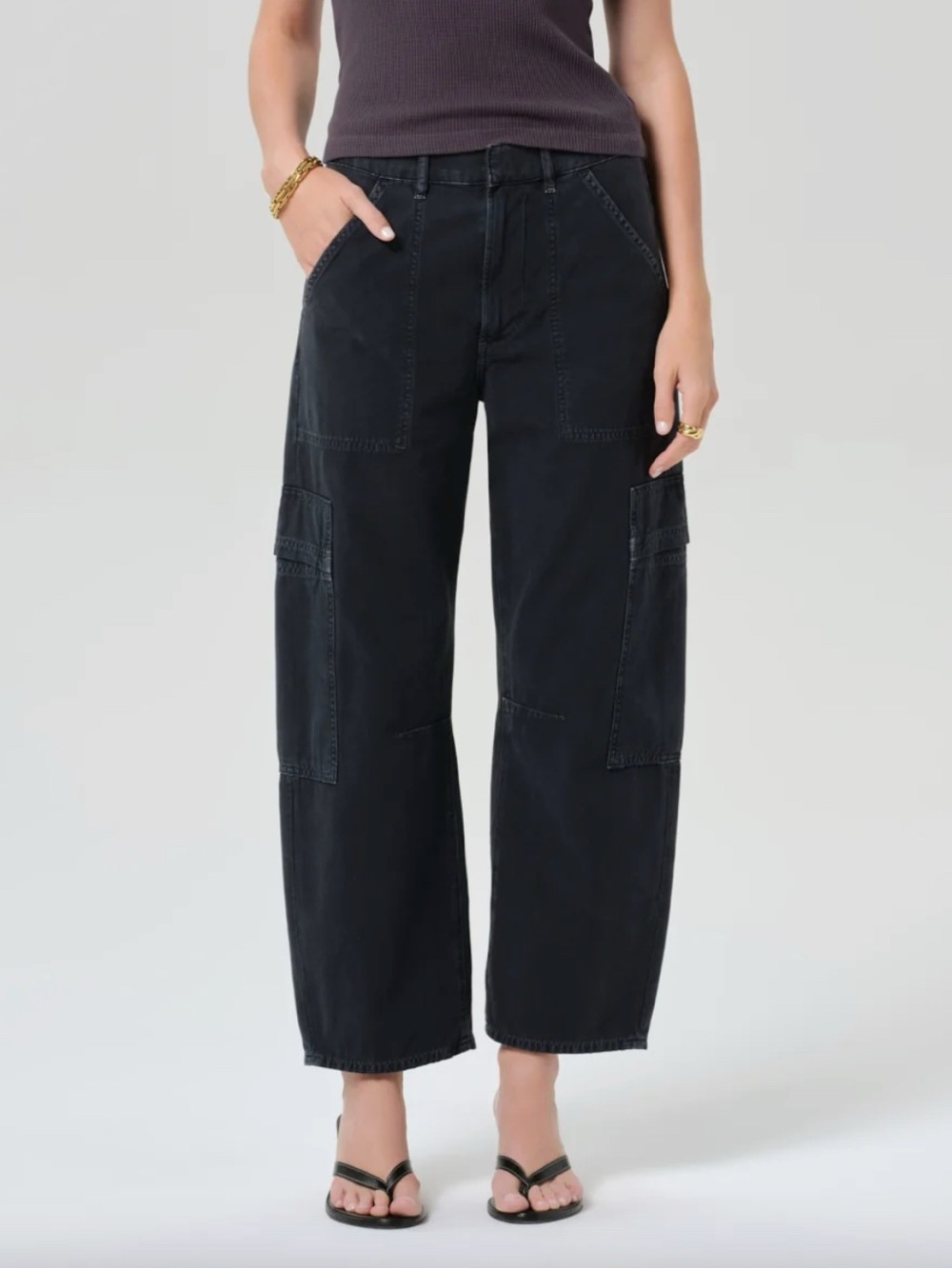 Citizens of Humanity Marcelle Cargo Pant Black